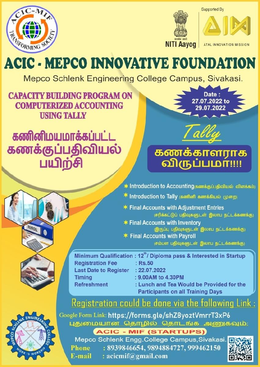 ACIC_MIF Sivakasi